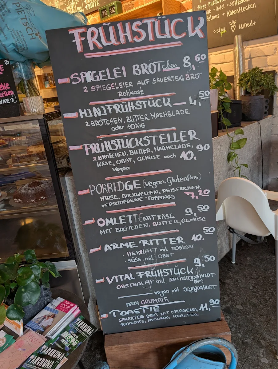 Speisekarte, Schimpanski CafeDeli