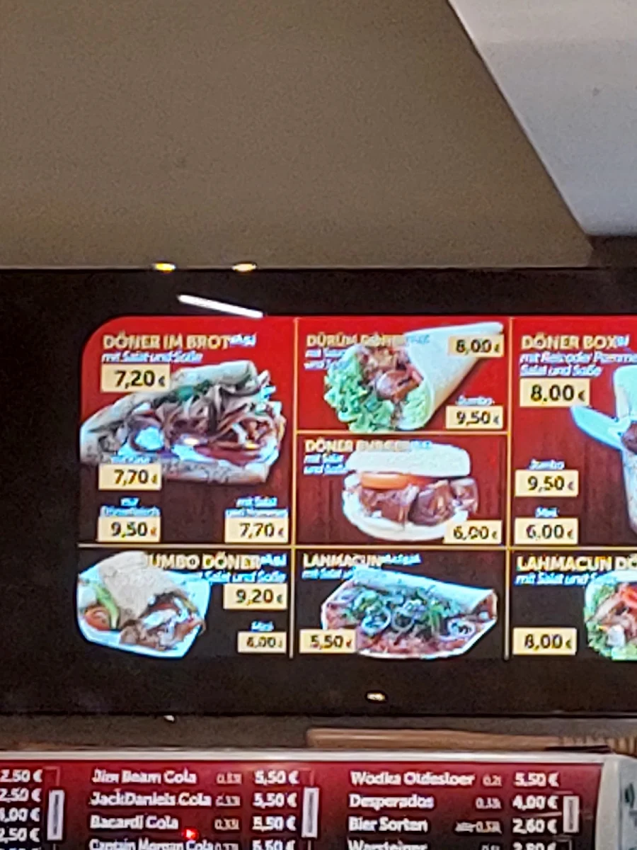 Speisekarte, Ardacan Grillhaus