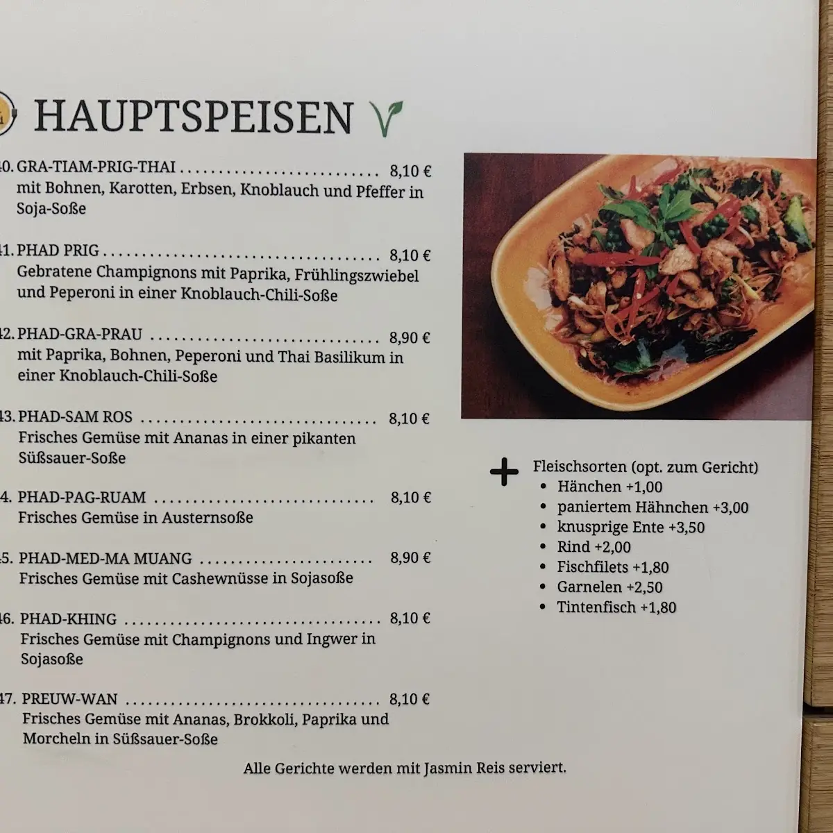 Speisekarte photo 4