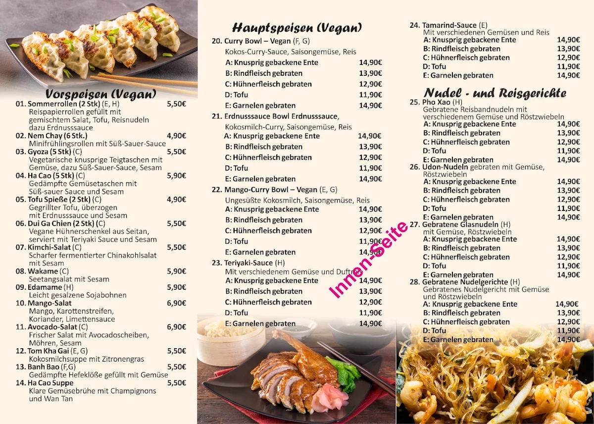 Speisekarte photo 2