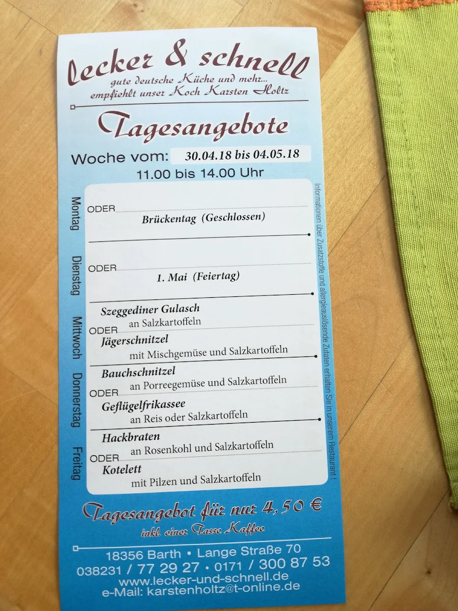 Speisekarte photo 9