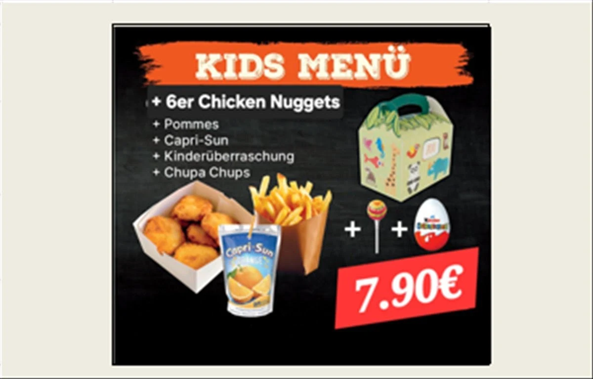 Speisekarte, Döner To Go