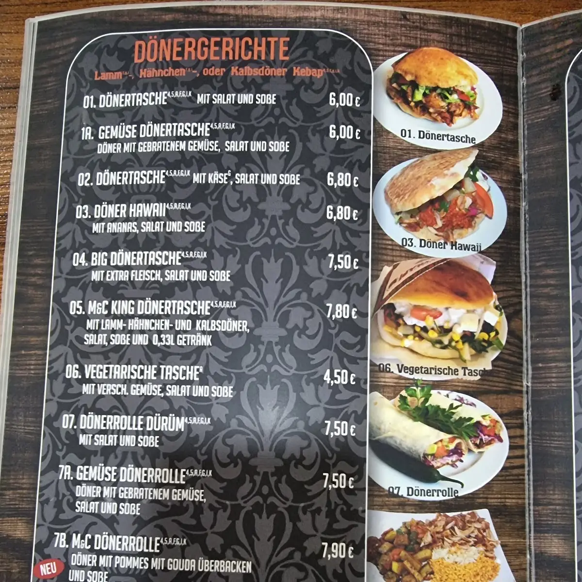 Speisekarte photo 5