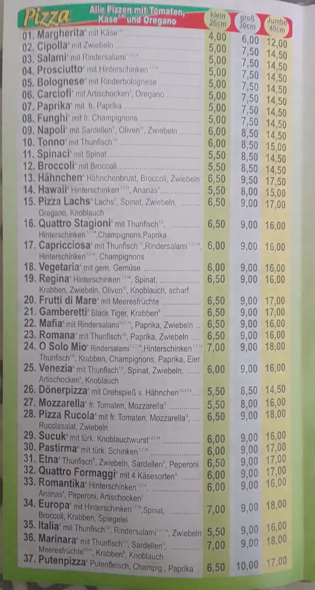Speisekarte photo 1