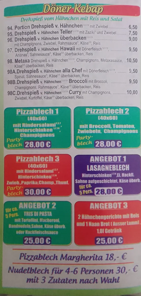 Speisekarte photo 5