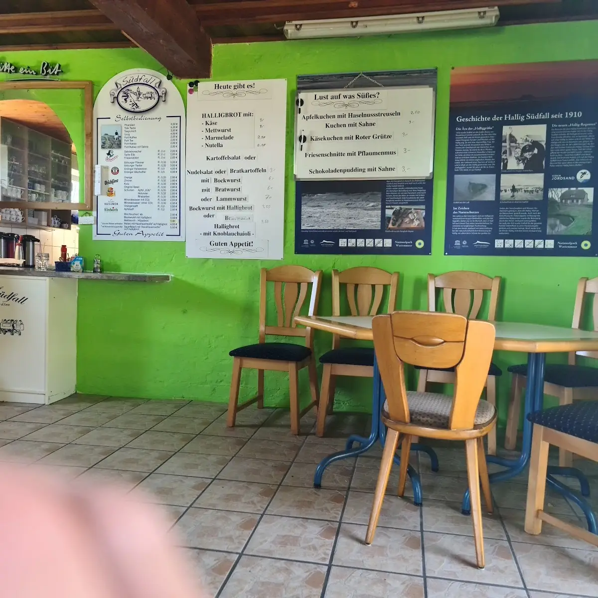 Atmosphäre, Restaurant Südfall