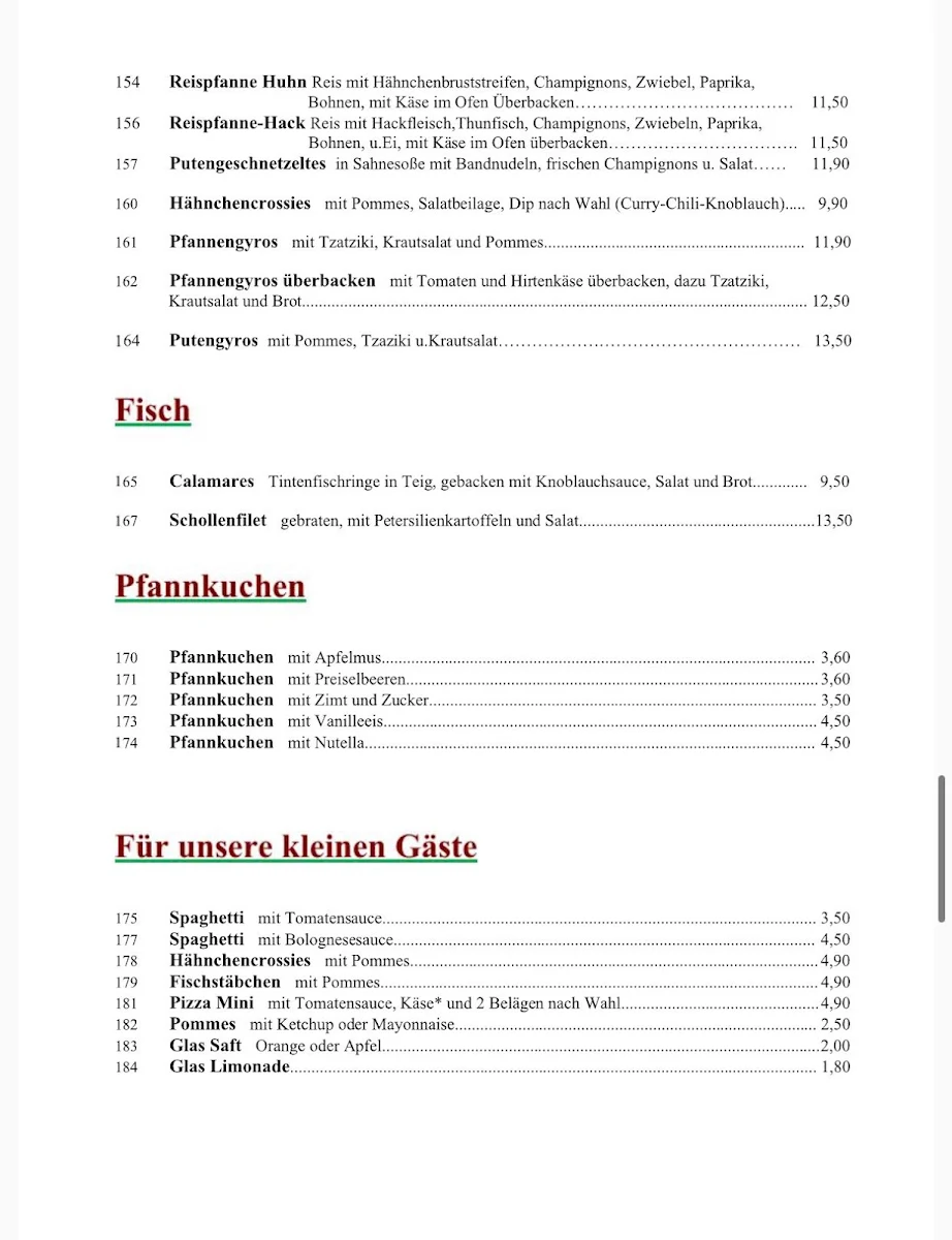 Speisekarte photo 5