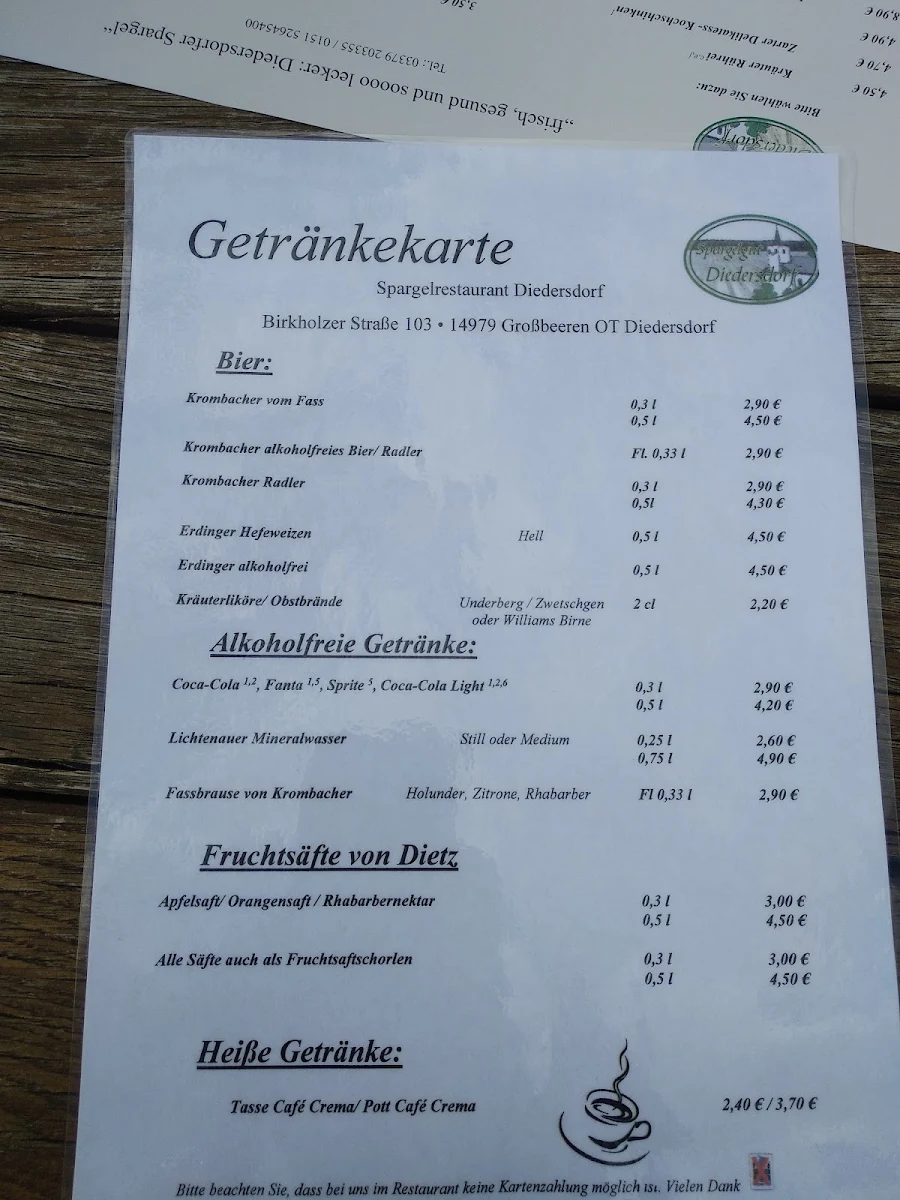 Speisekarte photo 3