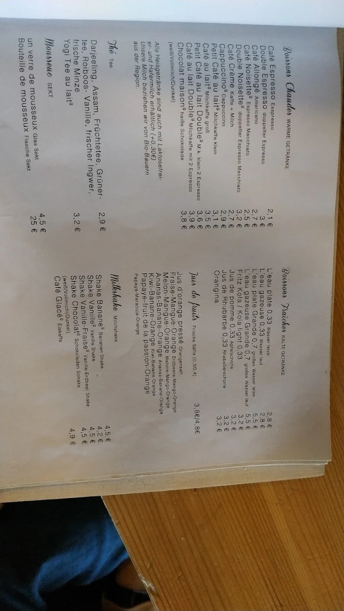Speisekarte photo 2
