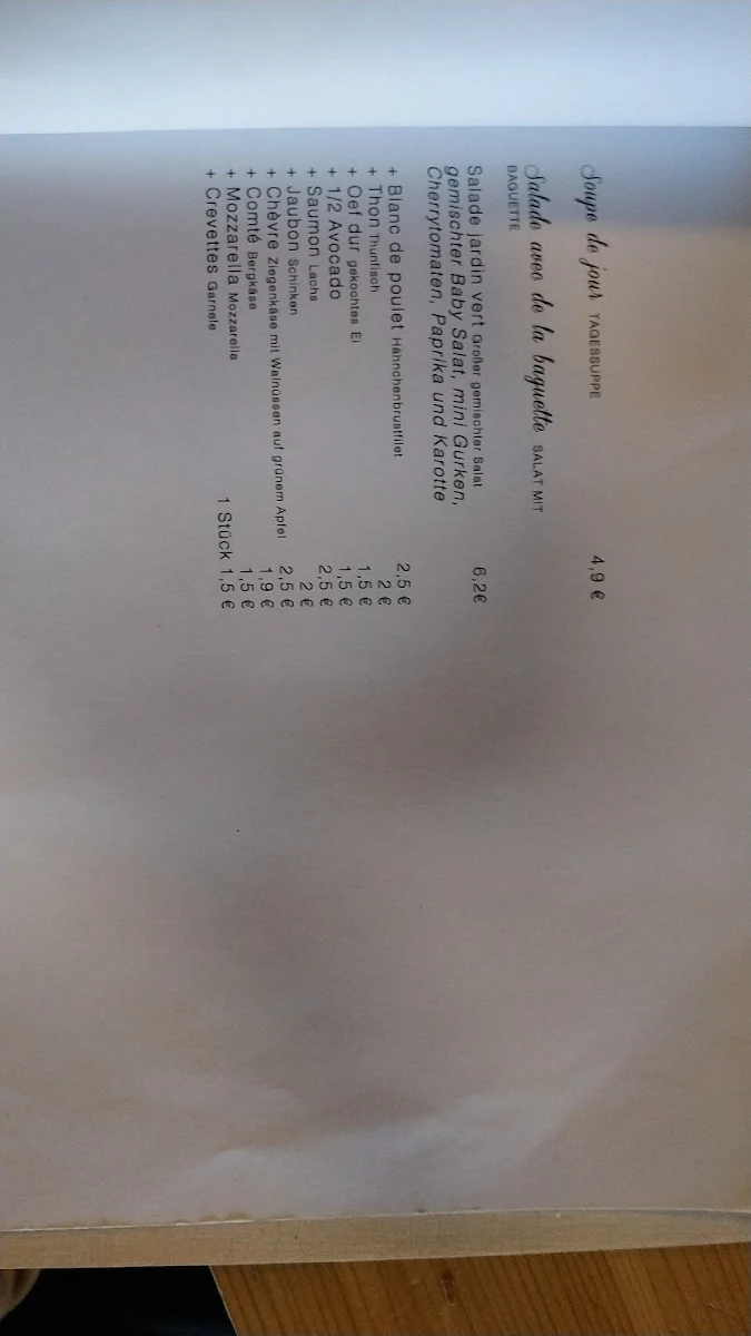 Speisekarte photo 3