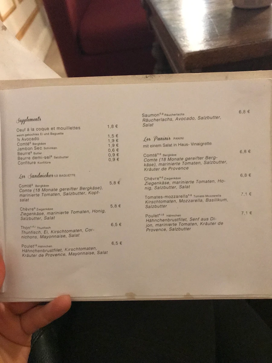 Speisekarte photo 4
