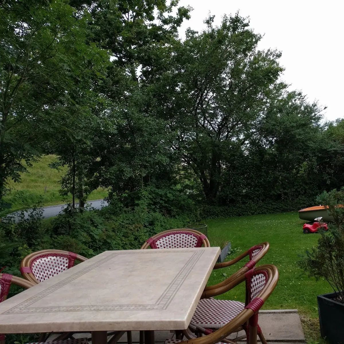 Atmosphäre, Restaurant vor Anker