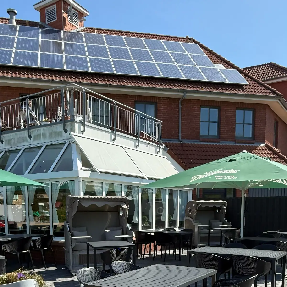 Atmosphäre, Restaurant vor Anker