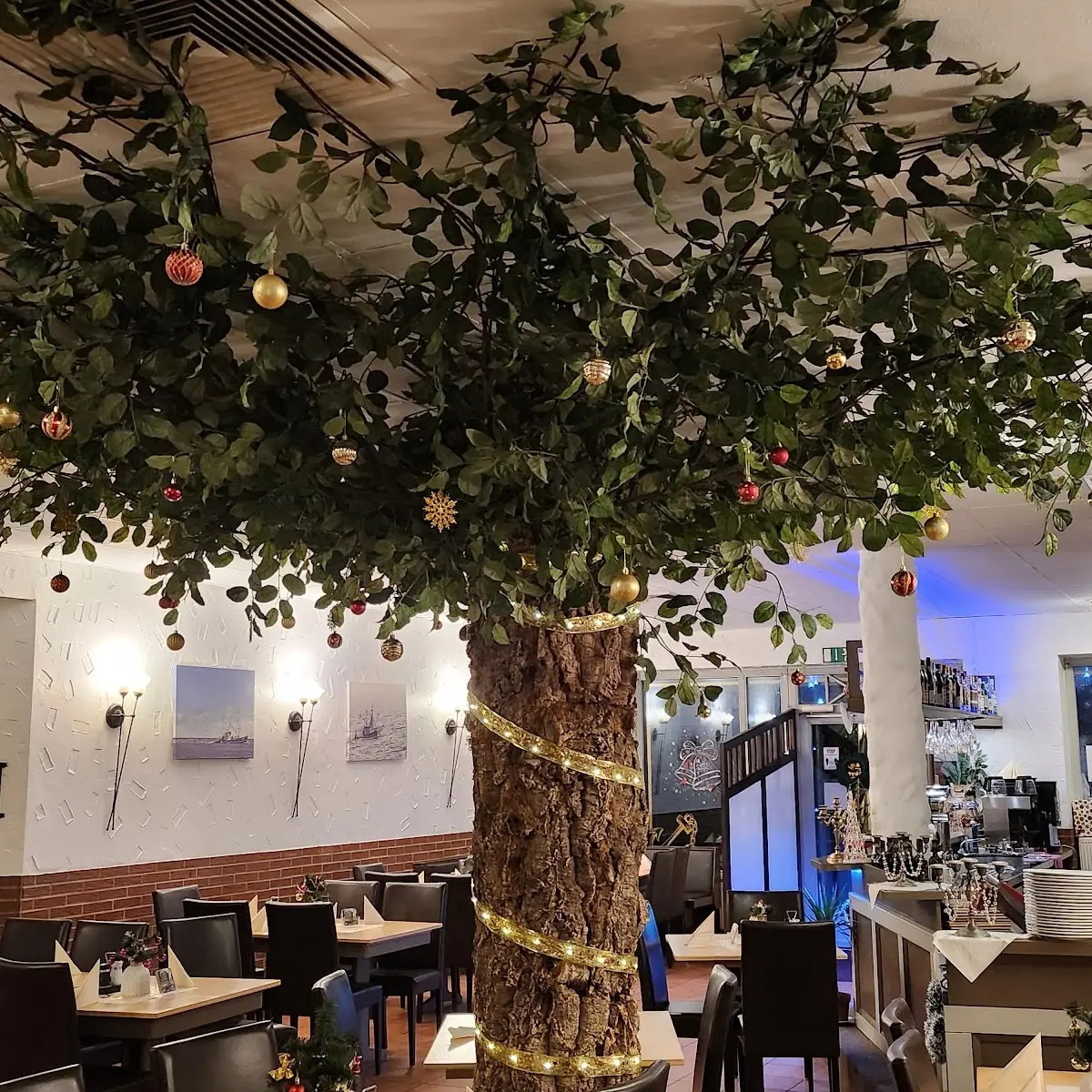 Atmosphäre, Restaurant vor Anker