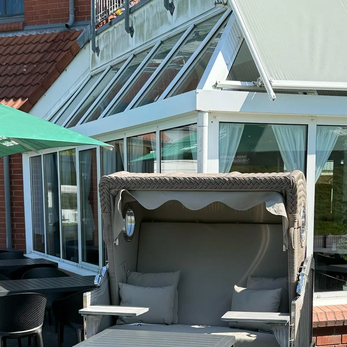 Atmosphäre, Restaurant vor Anker