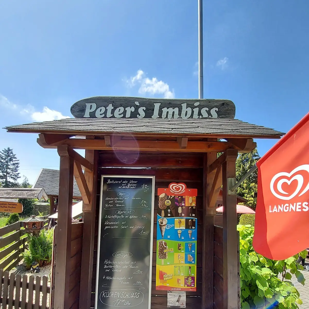 Speisekarte, Peter's Imbiss
