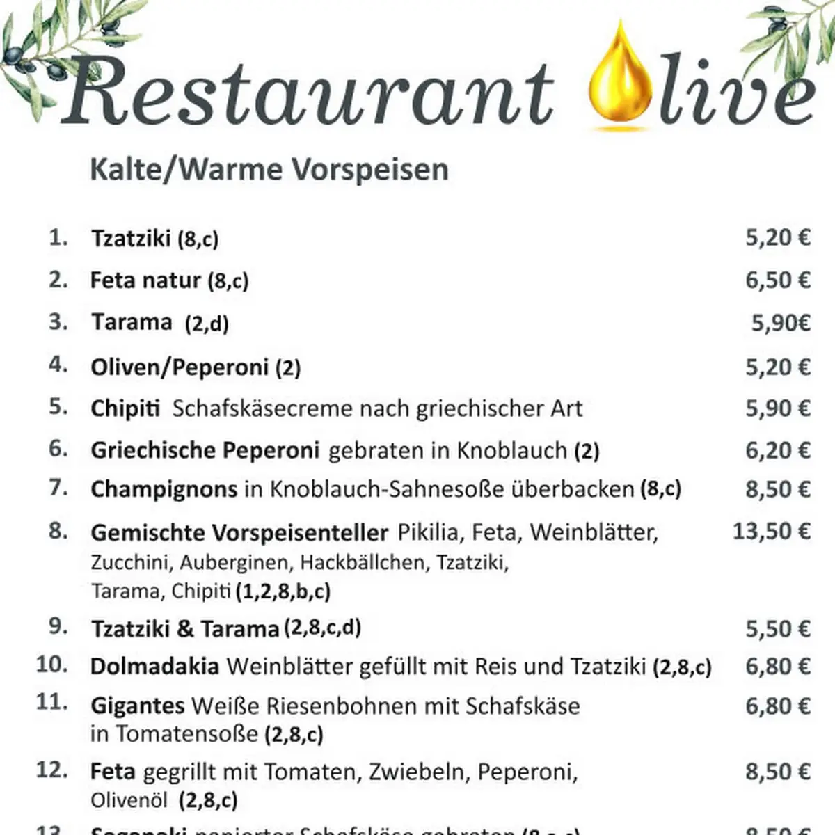 Speisekarte photo 2