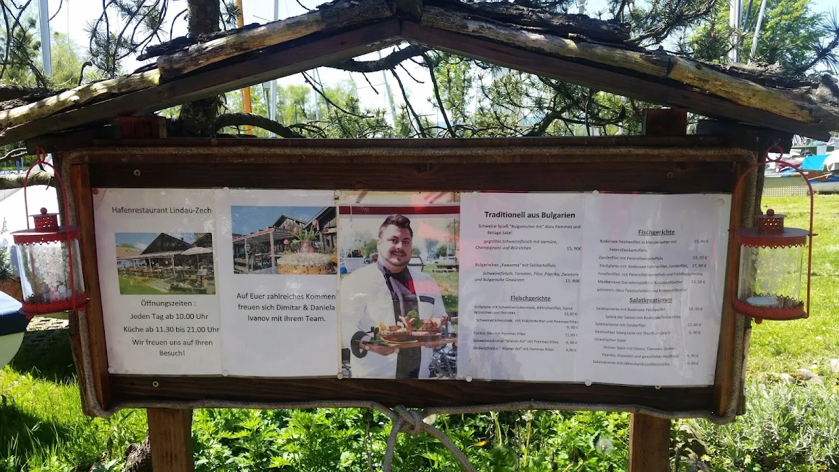 Speisekarte, Hafenrestaurant Lindau-Zech, TSG