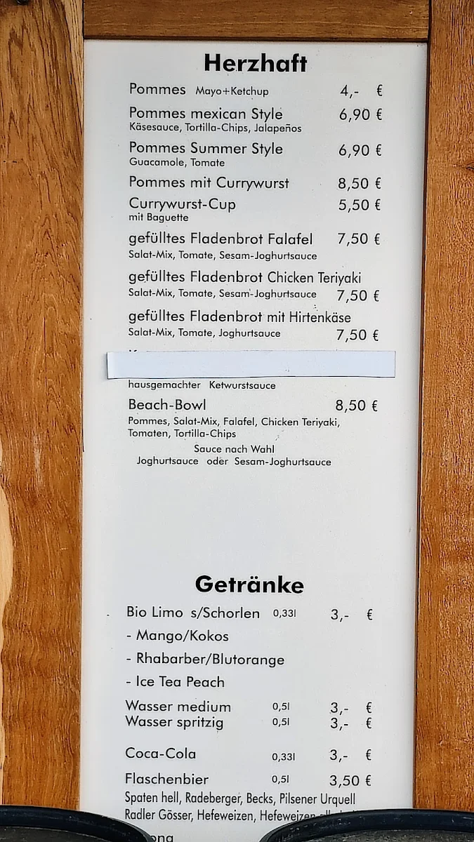 Speisekarte photo 2