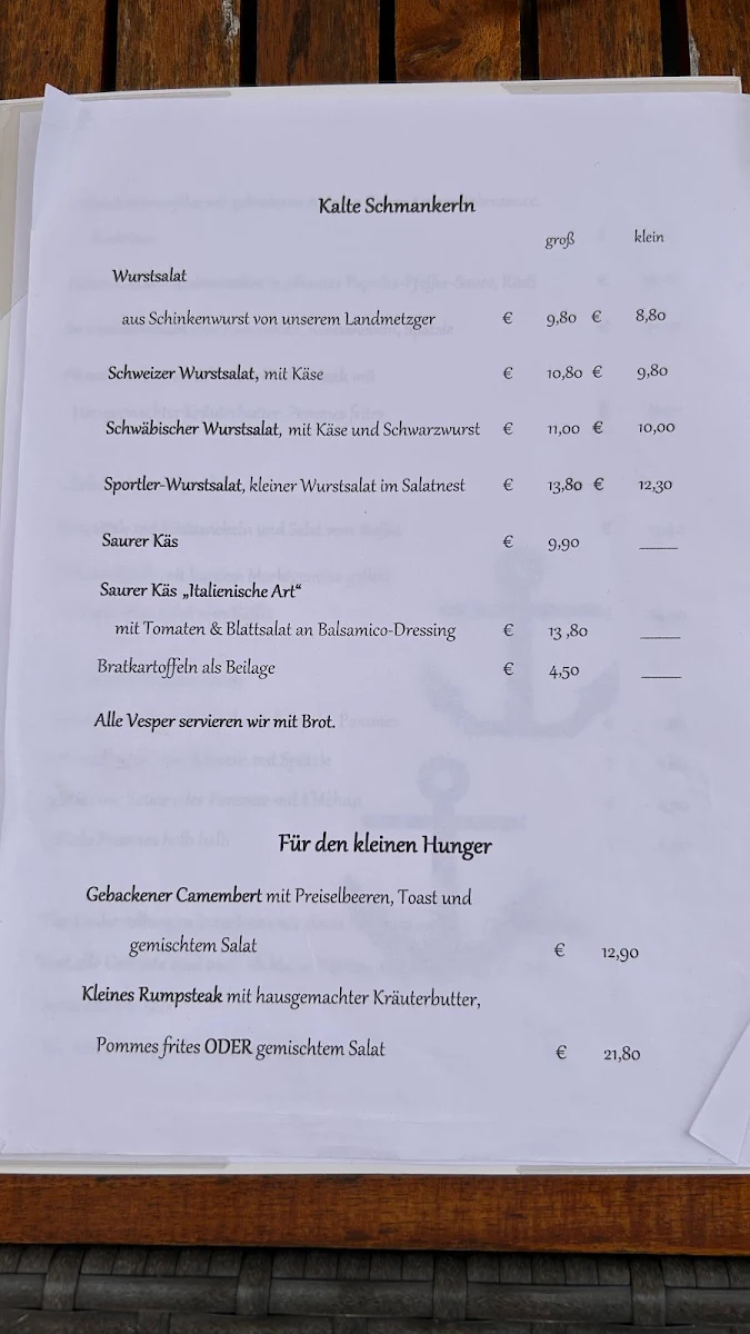 Speisekarte photo 3