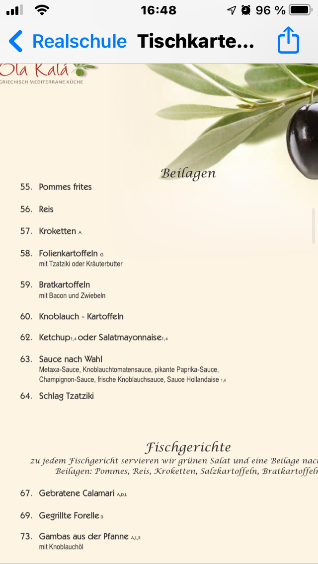 Speisekarte photo 8