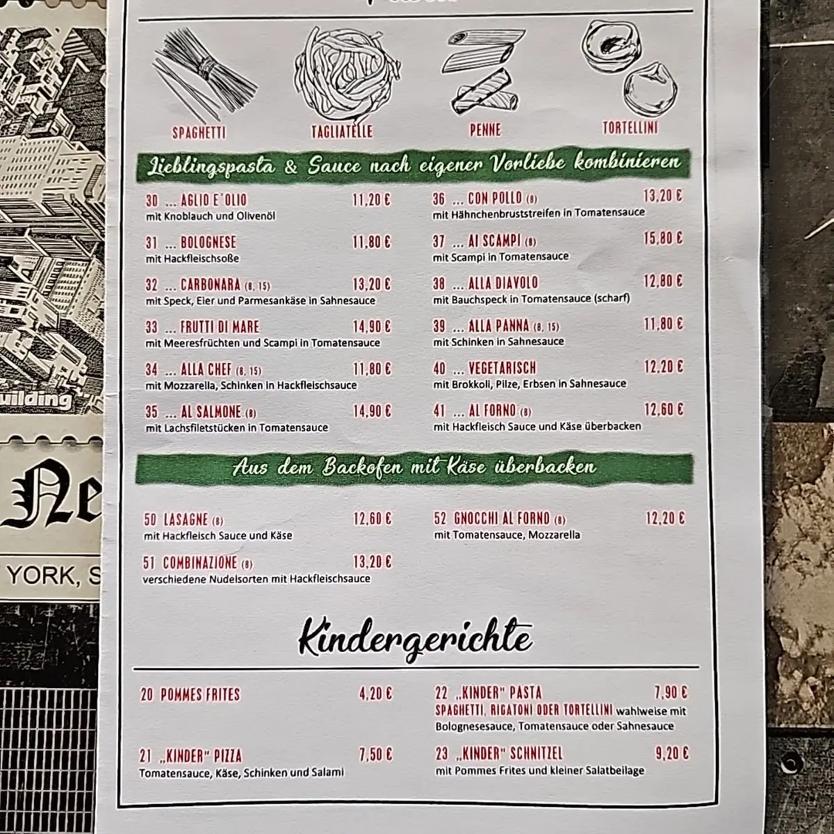 Speisekarte photo 1