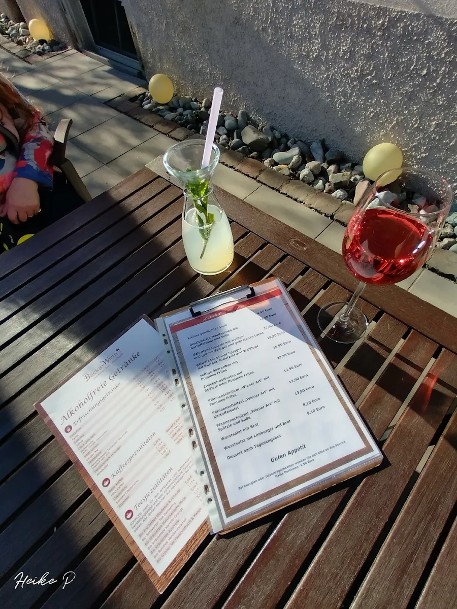 Speisekarte, Bäcka-Wirth