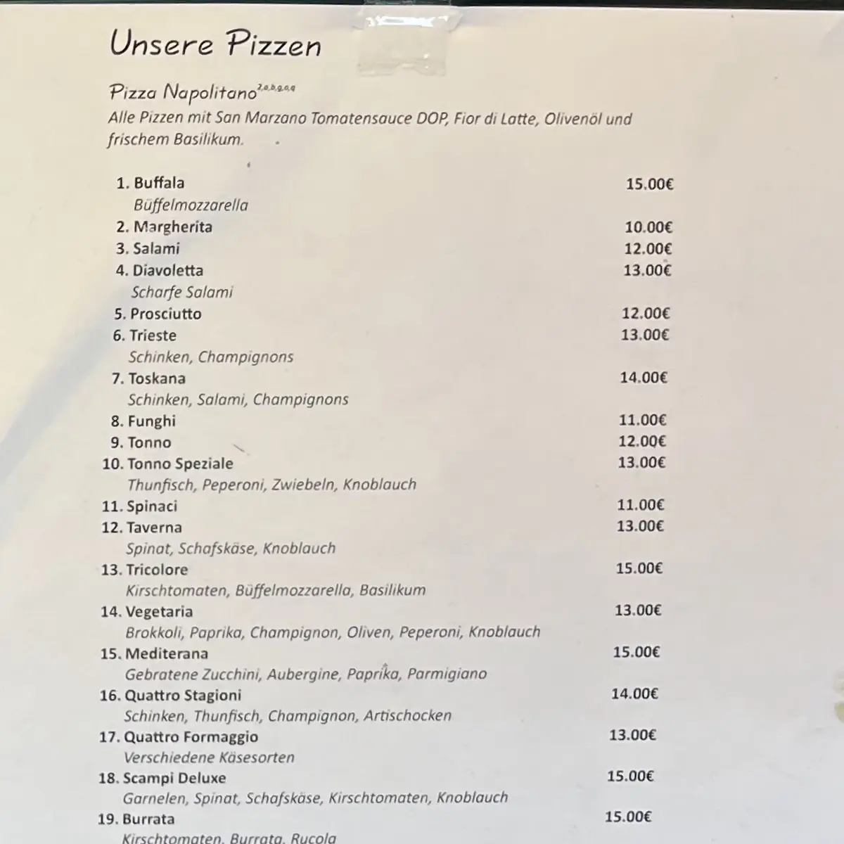 Speisekarte photo 1