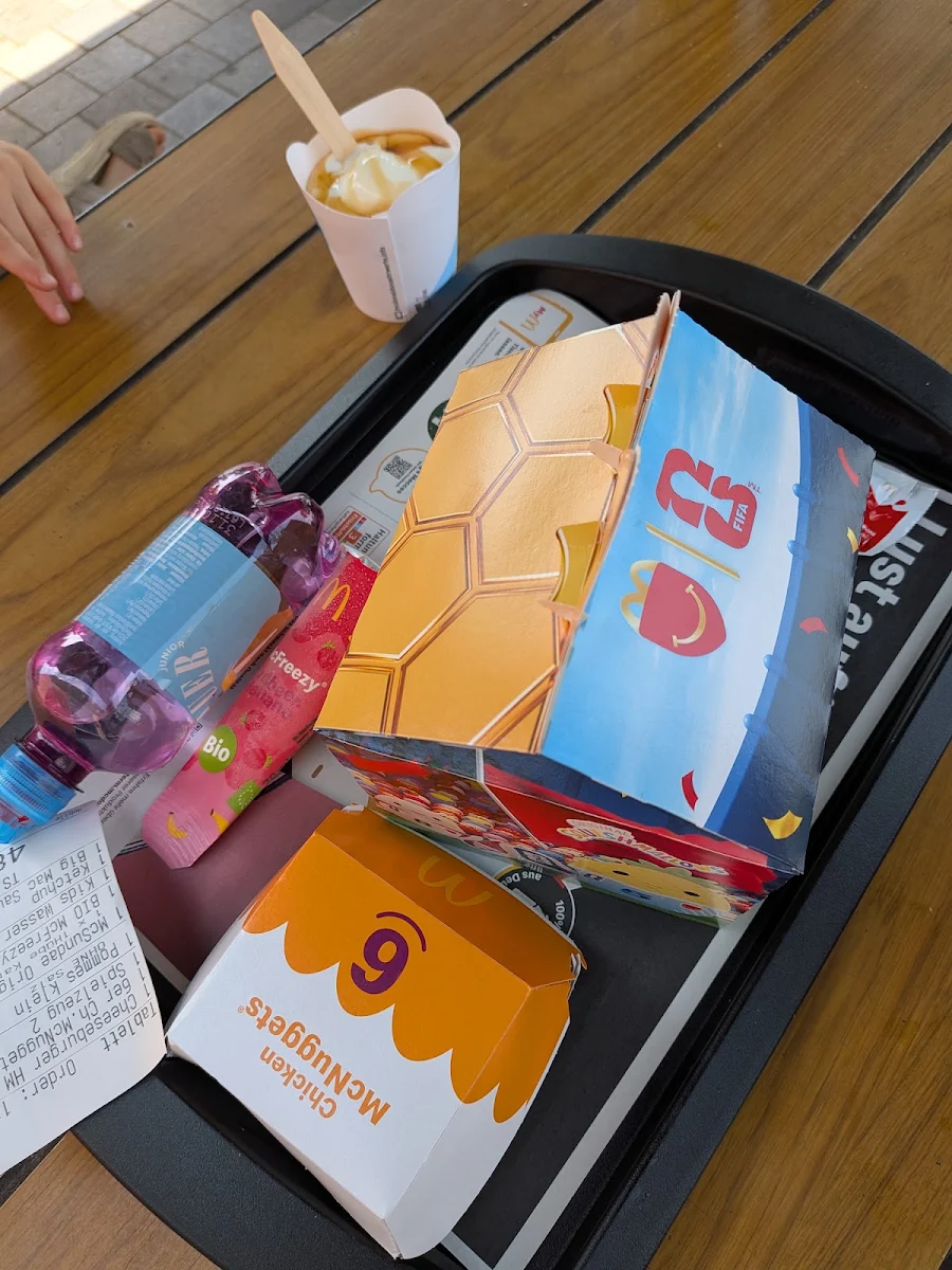Speisekarte, McDonald's