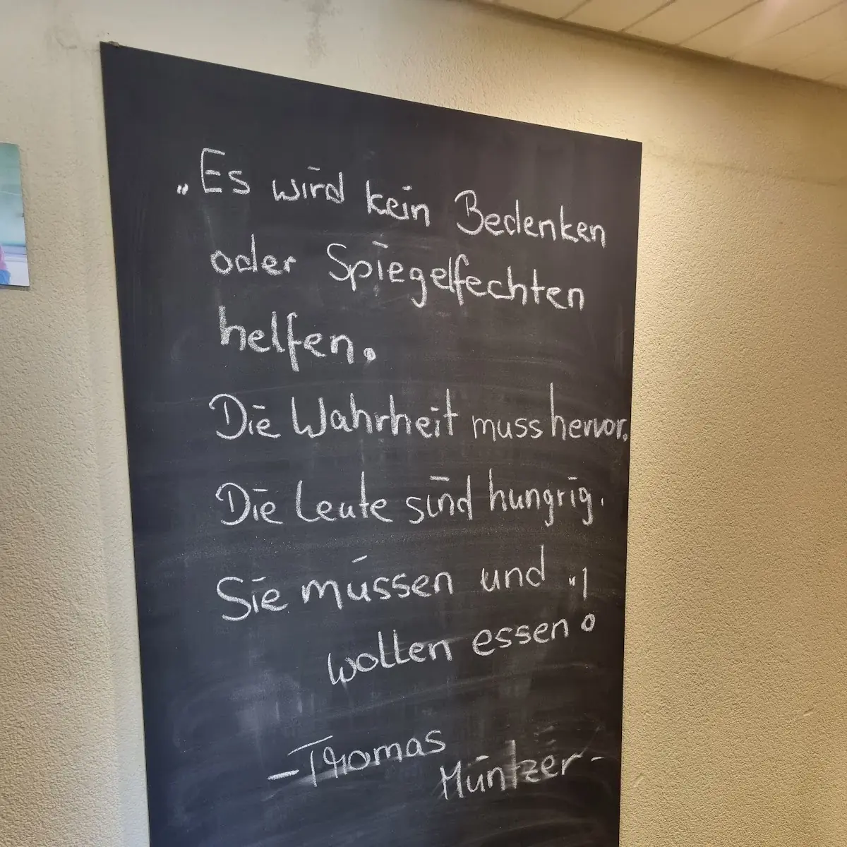 Speisekarte, Gasthof zum Siedlerheim