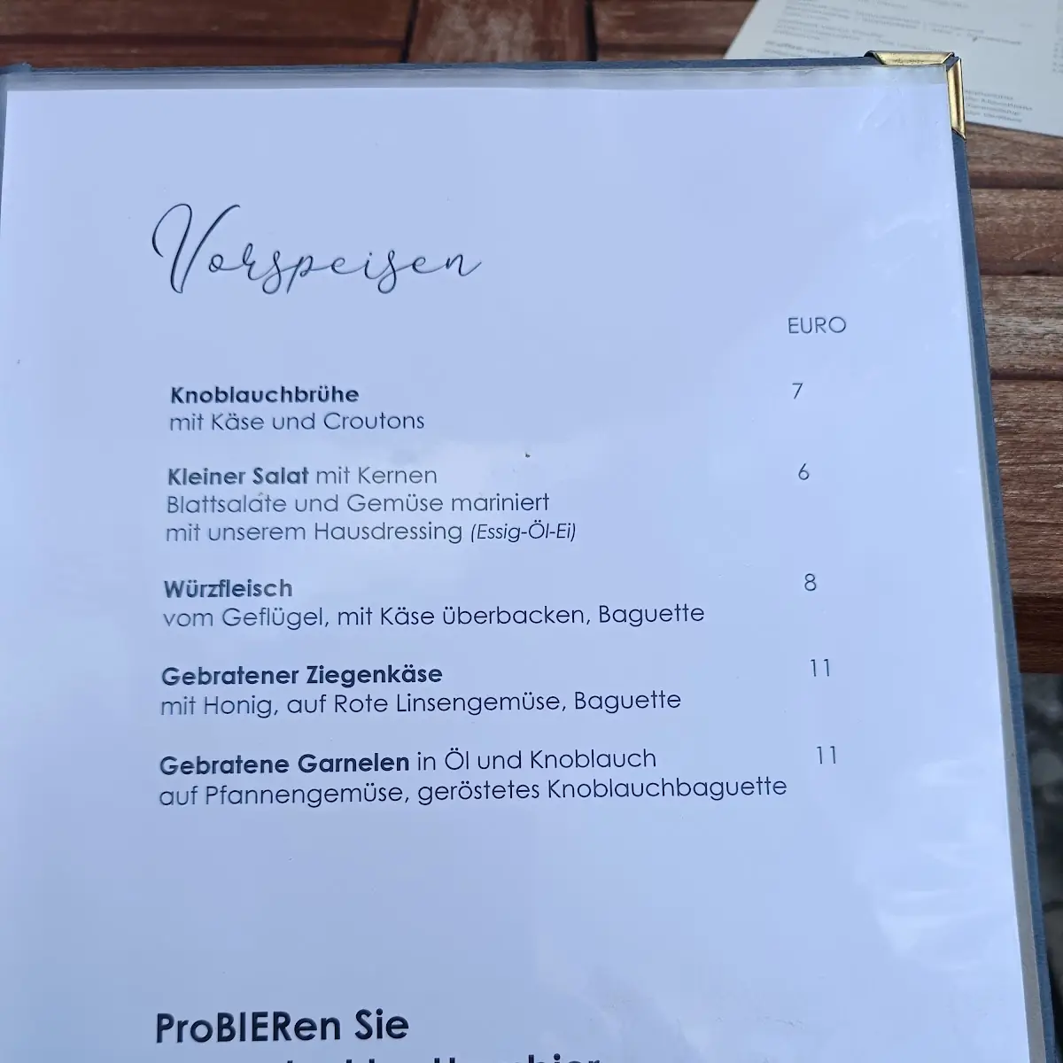 Speisekarte photo 5