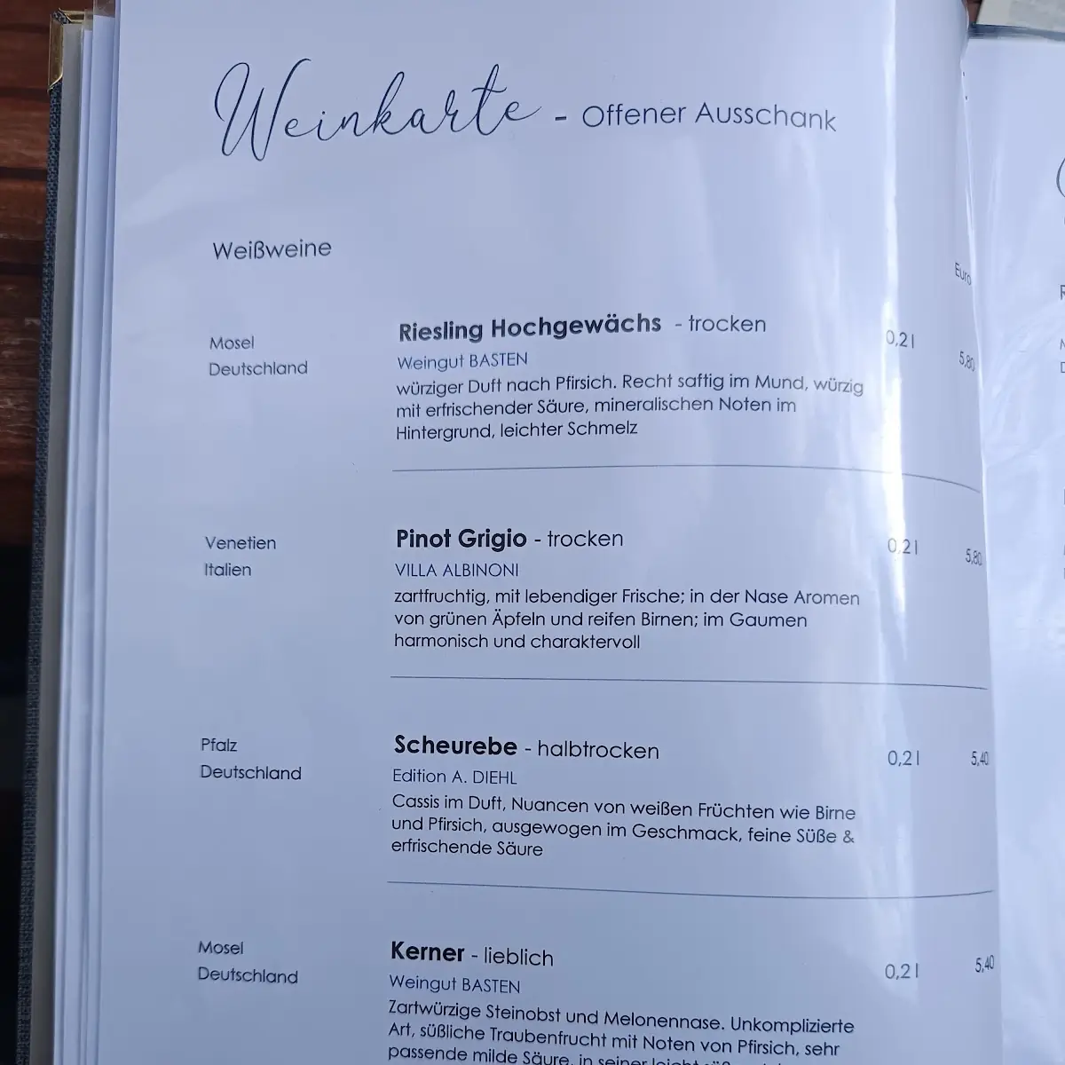 Speisekarte photo 9