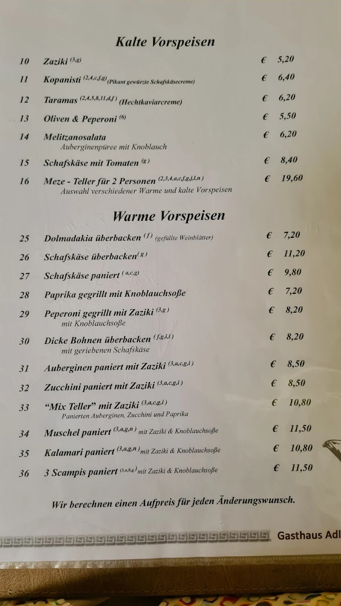 Speisekarte photo 3