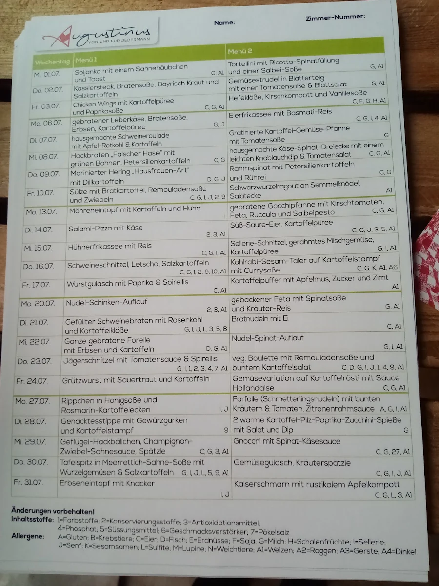 Speisekarte photo 2