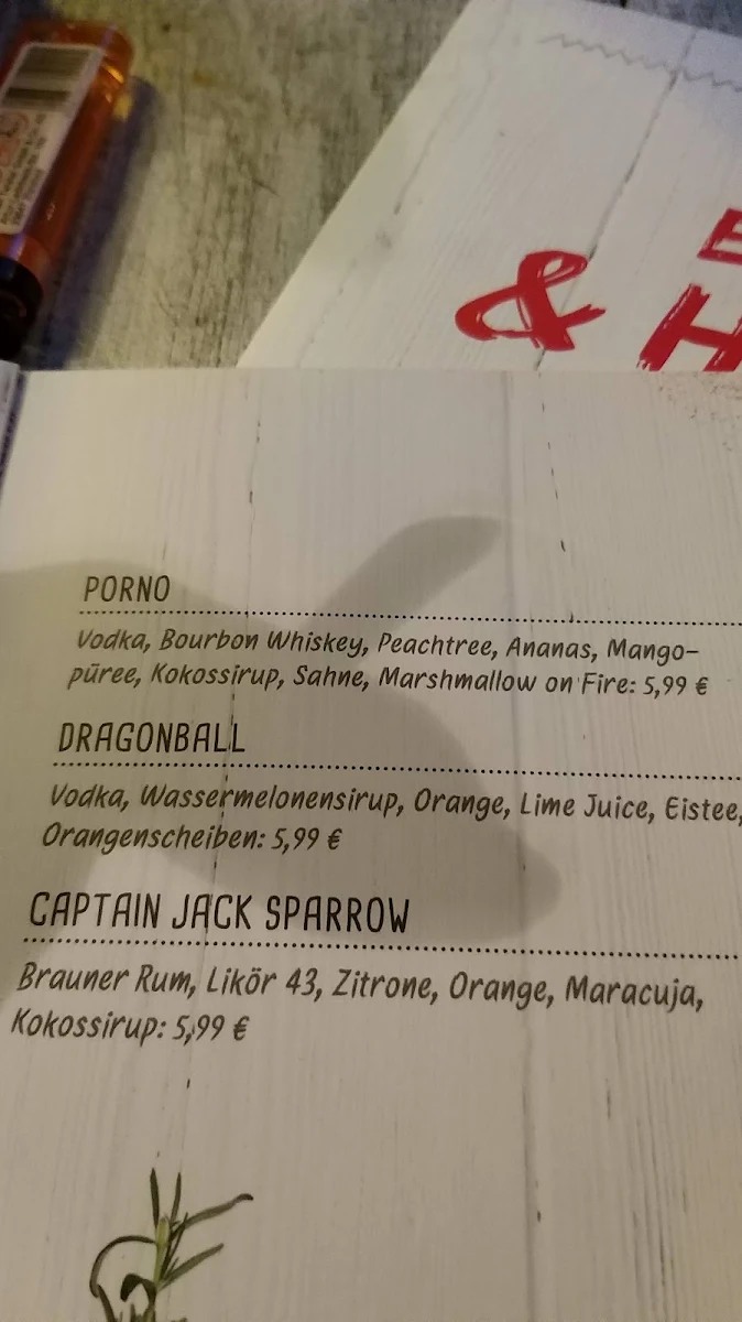Speisekarte, Mauritius Restaurant Böblingen