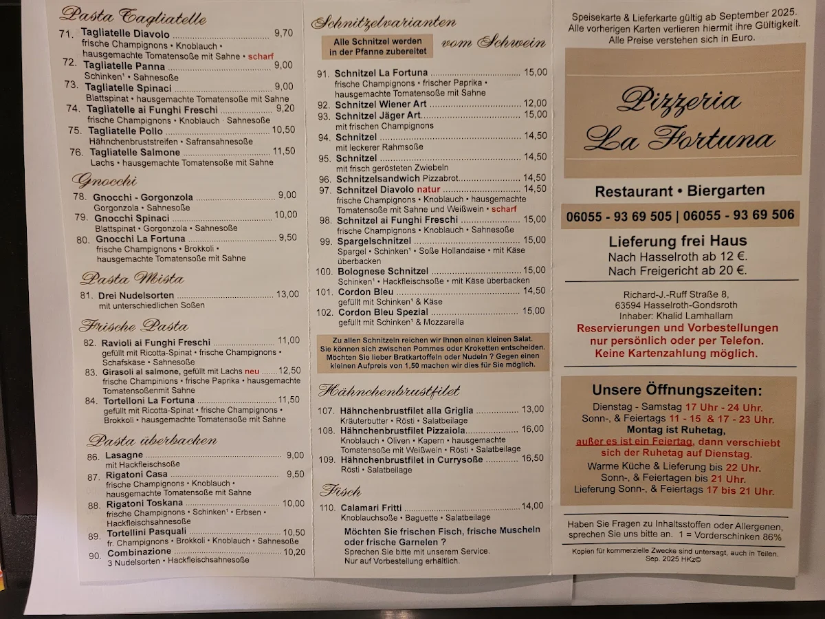 Speisekarte photo 2