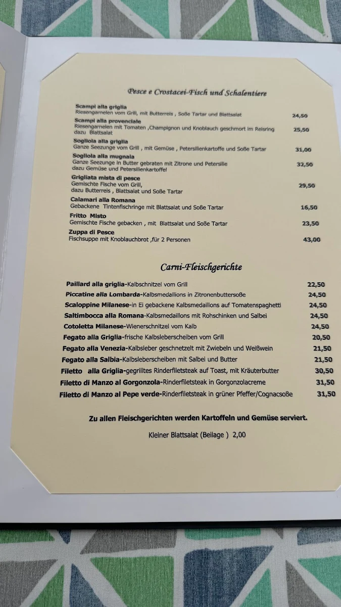 Speisekarte photo 2