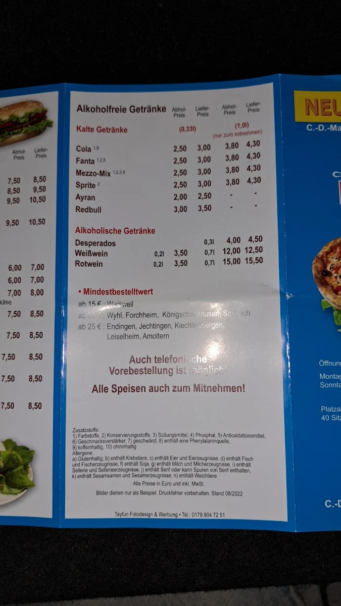 Speisekarte photo 9