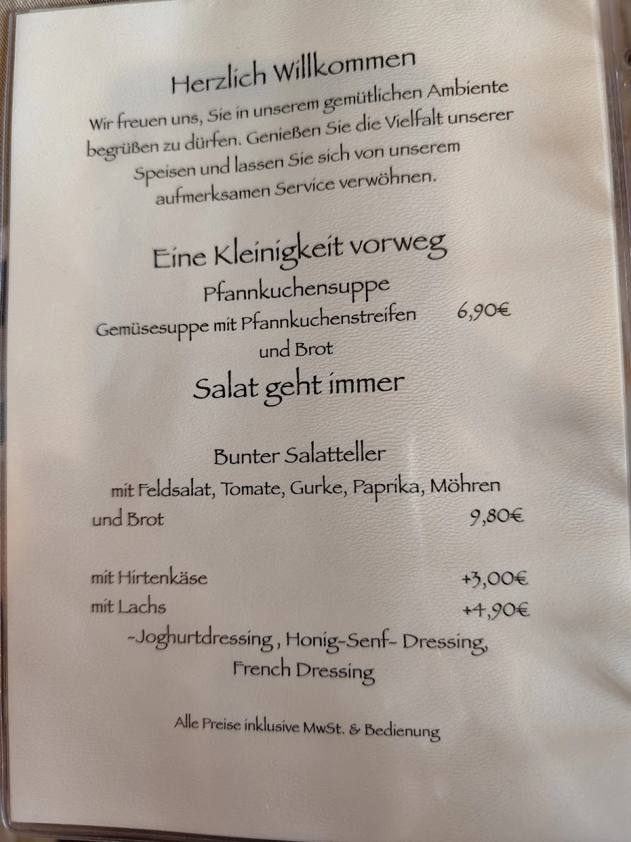 Speisekarte, Netzer Bahnhof - Das Pfannkuchenhaus