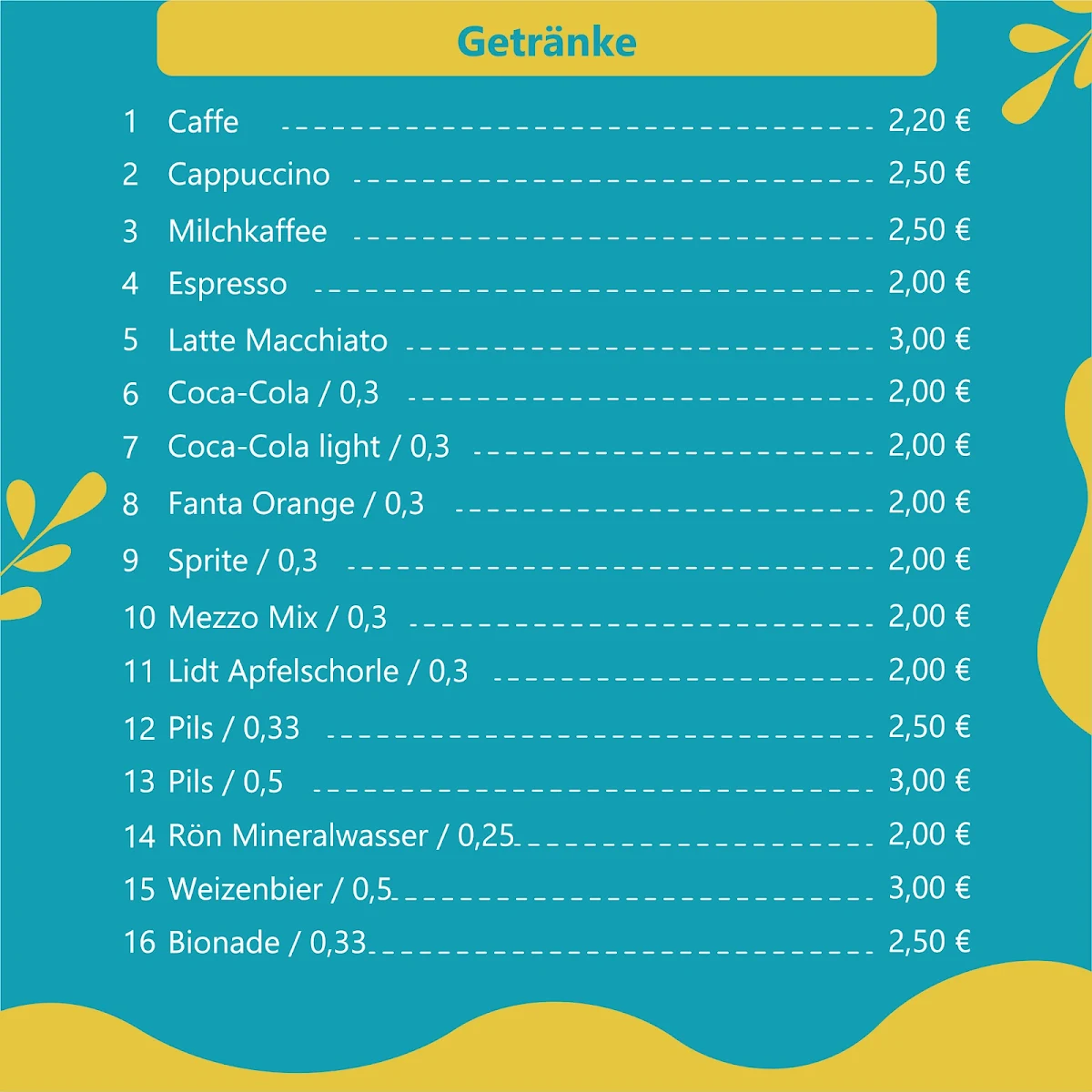Speisekarte photo 1