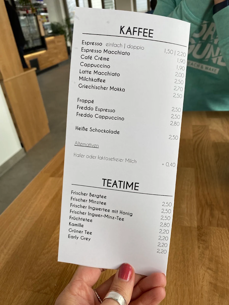 Speisekarte, BISTRO 2