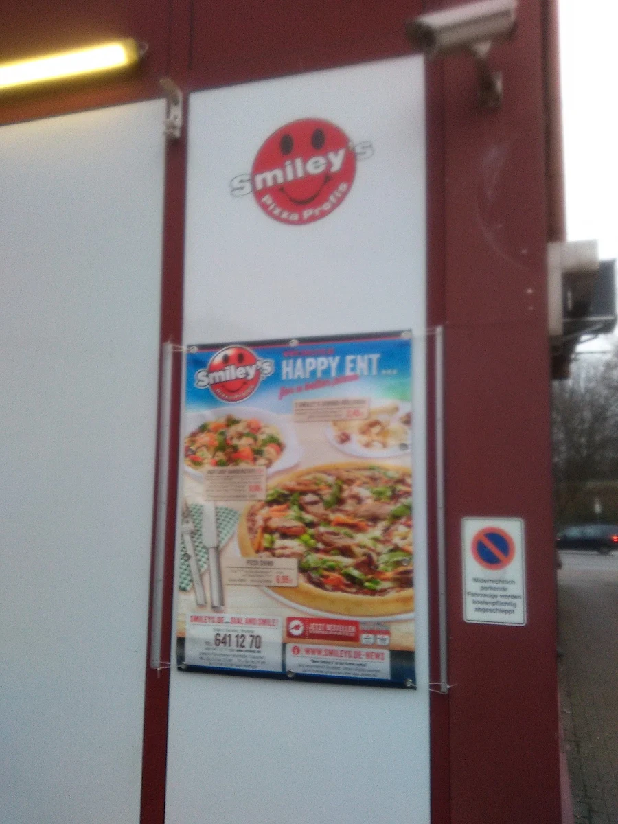 Speisekarte, Smiley's Pizza Profis Barmbek