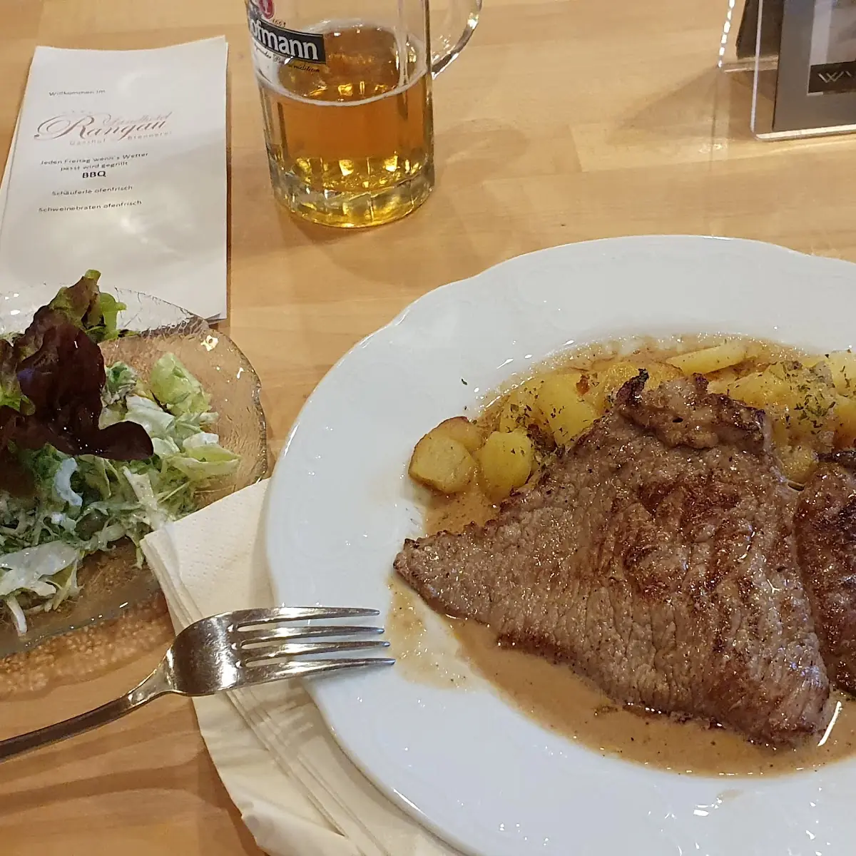 Essen und Trinken, Landhotel Rangau Gasthof & Brennerei
