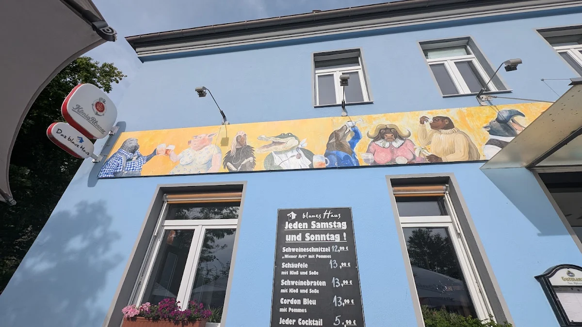 Speisekarte, Das blaue Haus - Restaurant