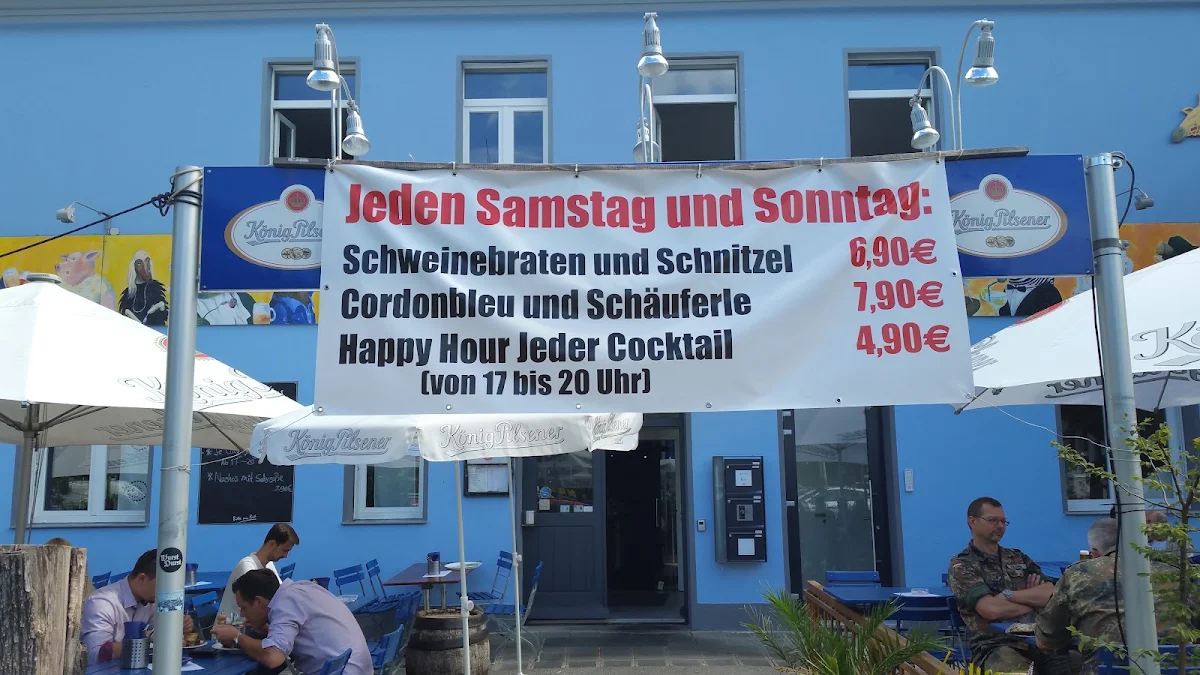 Speisekarte, Das blaue Haus - Restaurant