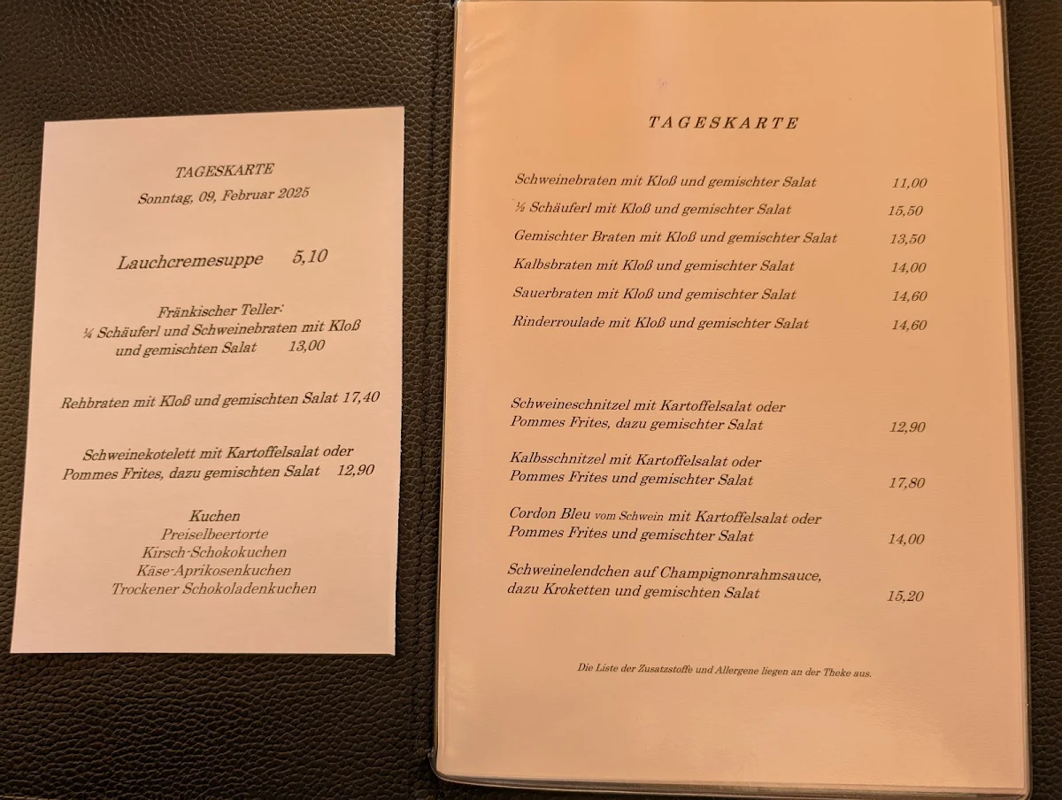 Speisekarte photo 3