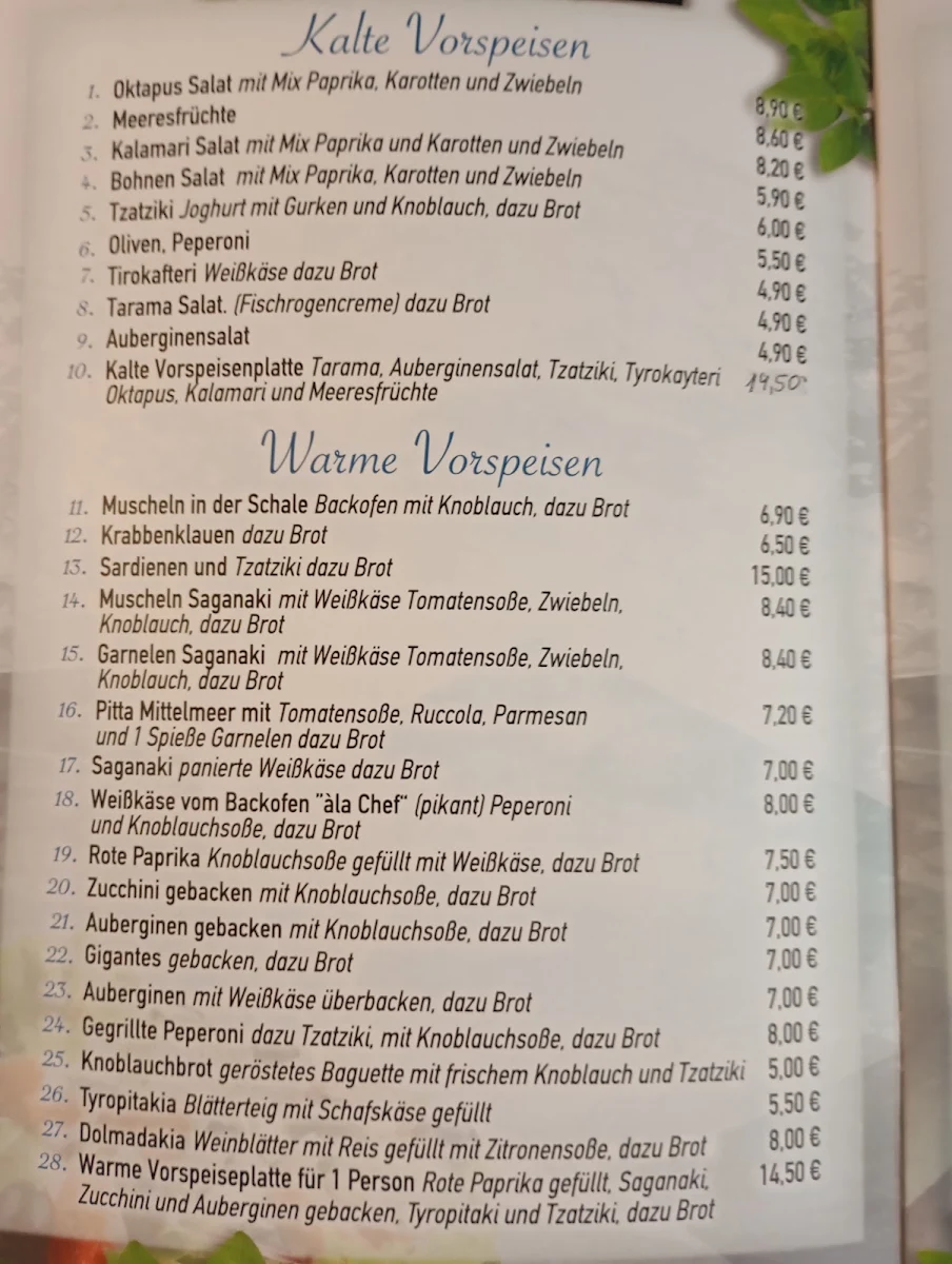 Speisekarte photo 3