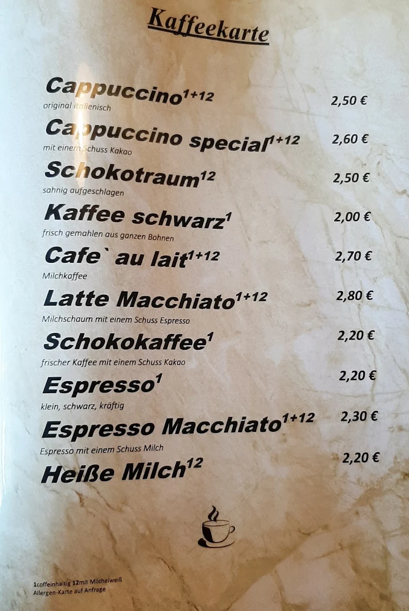 Speisekarte, Gasthaus "Zum Odenwald" Ellenbach