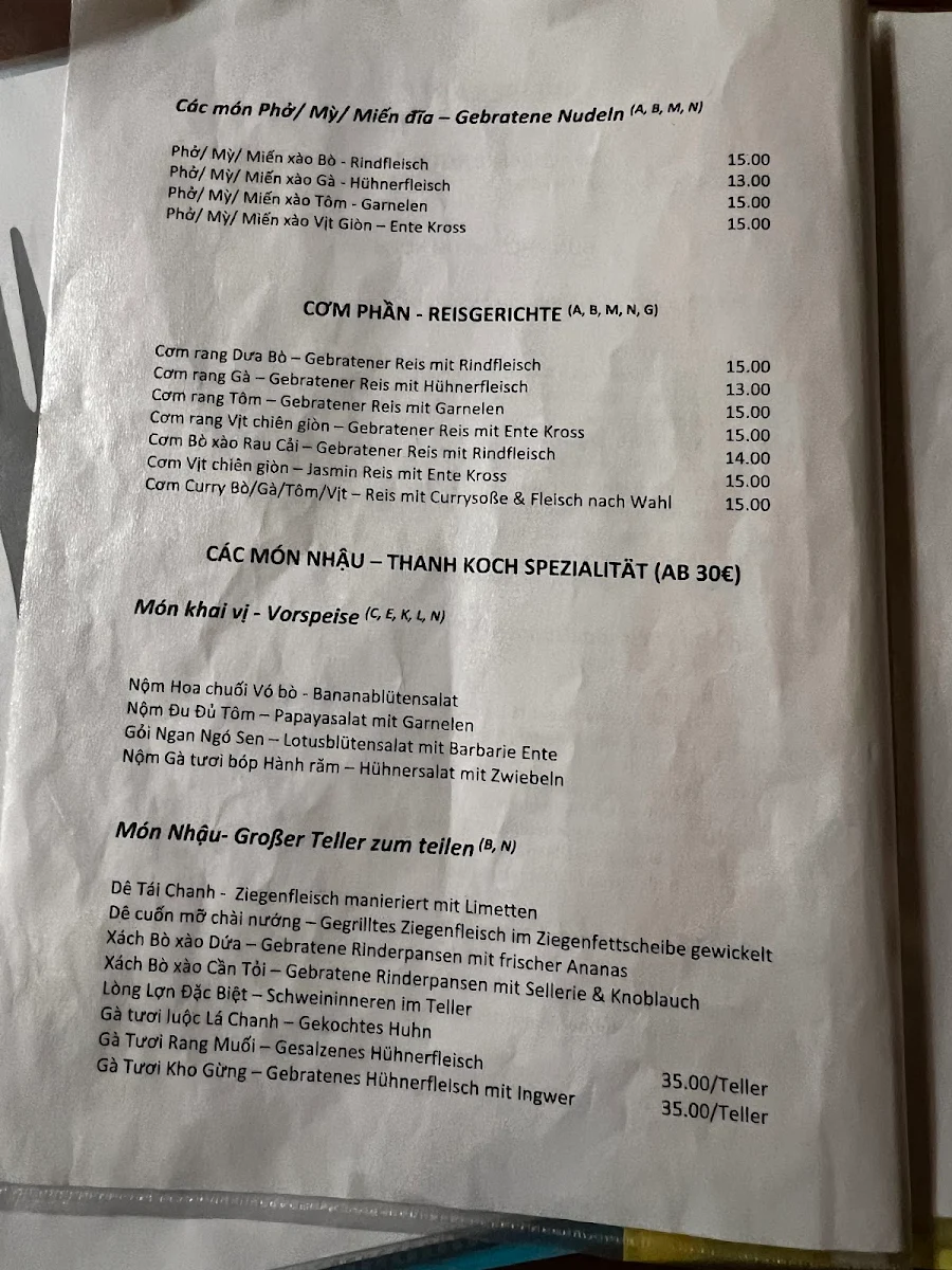 Speisekarte photo 9