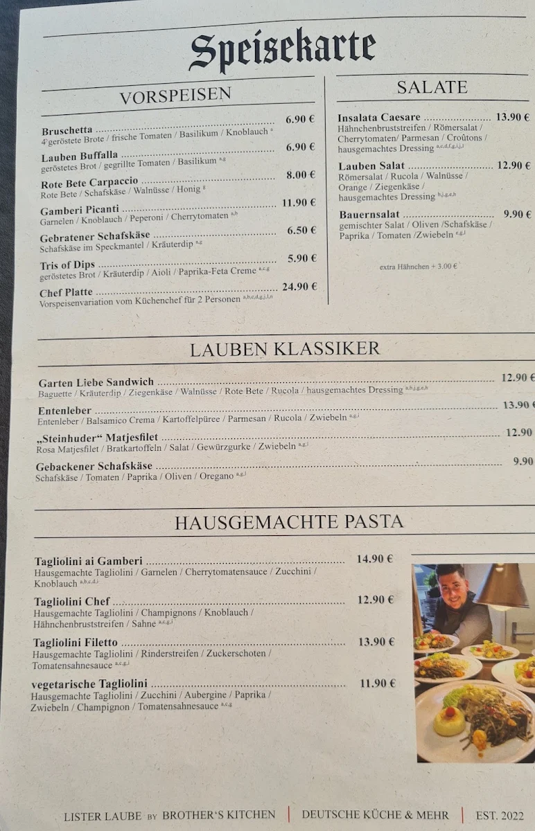 Speisekarte photo 3